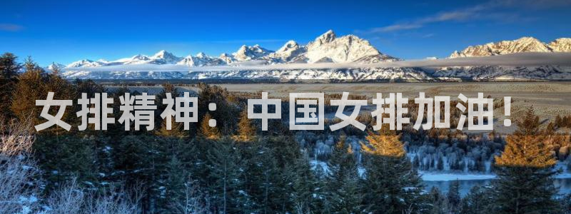 女排精神：中国女排加油！