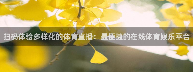 扫码体验多样化的体育直播：最便捷的在线体育娱乐平台